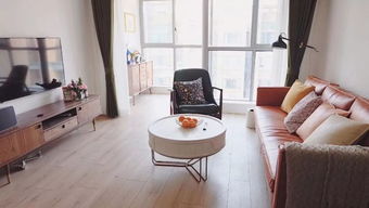 鋪木地板的客廳，真的好溫馨